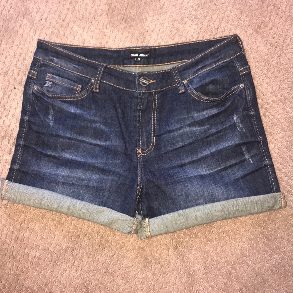 Denim shorts